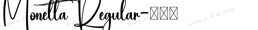 Monetta Regular字体转换